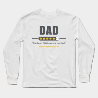 Five Stars Dad v2 Long Sleeve T-Shirt